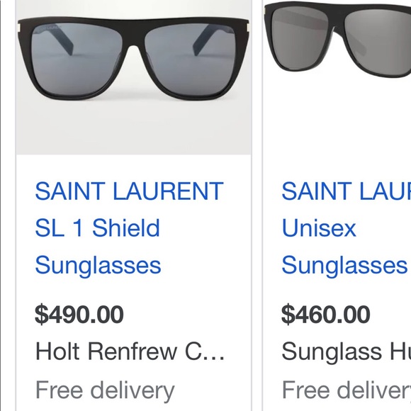 Good as new YSL SL1 sunglasses, hardly used with no scratches - Picture 3 of 5